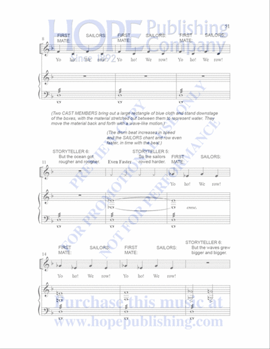 Sailor's Bible Children's Choir scores gallery preview page 52