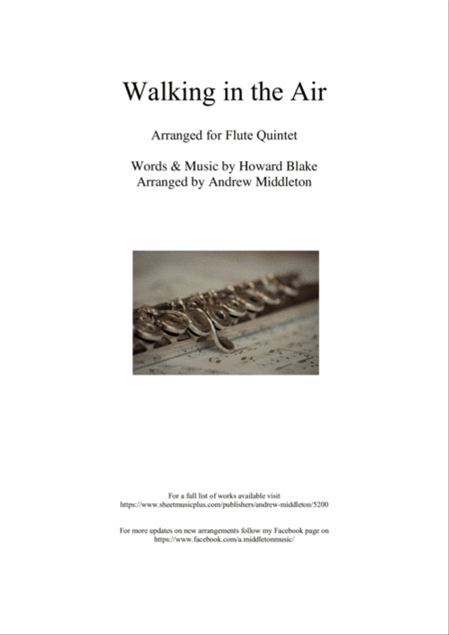 Walking In The Air Woodwind Quintet scores gallery preview page 1