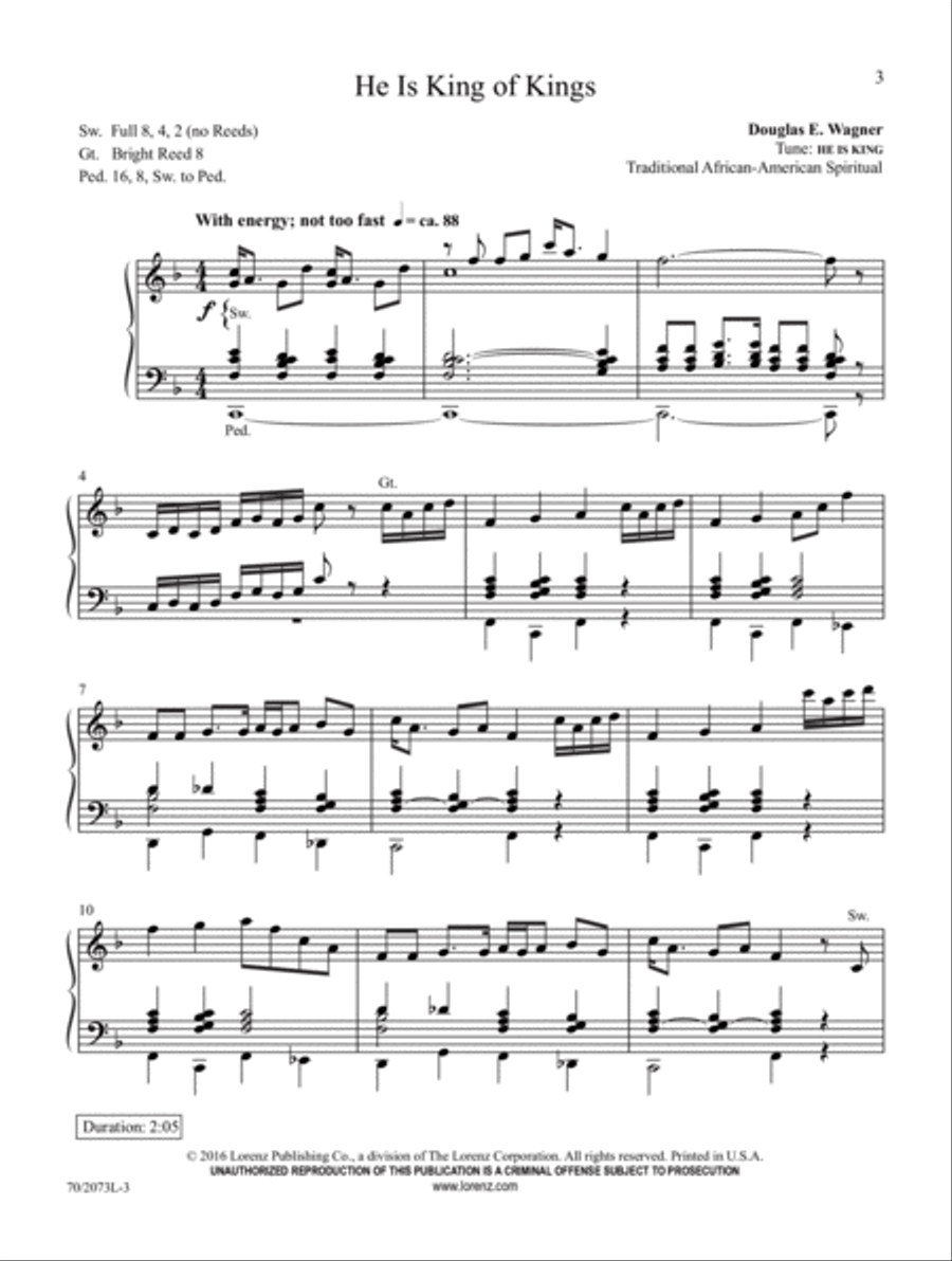 Joys Are Flowing Joys Are Flowing Organ Solo scores gallery preview page 3