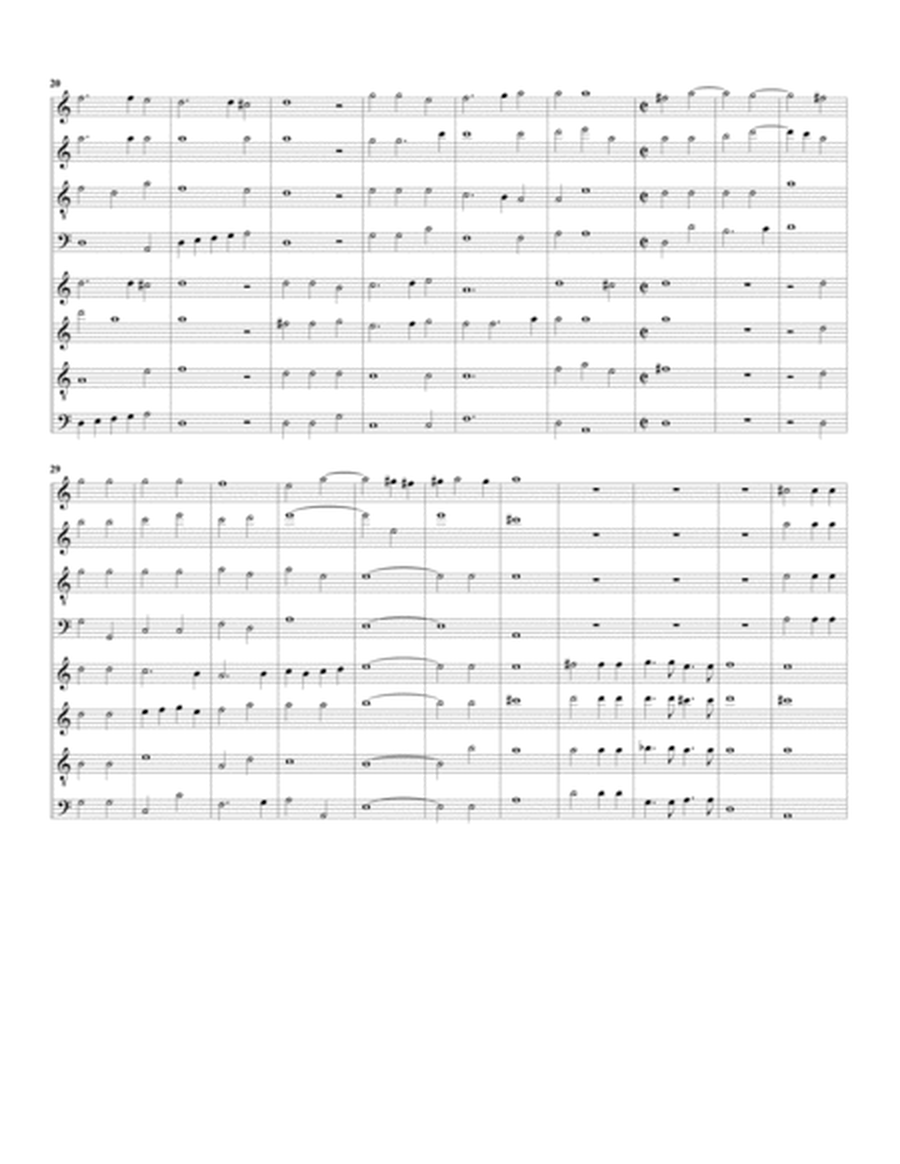Canzon no.30 a8 (1597) (arrangement for 8 recorders)