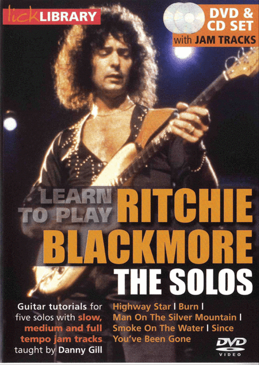 Learn To Play Ritchie Blackmore - The Solos Guitar scores gallery preview page 1