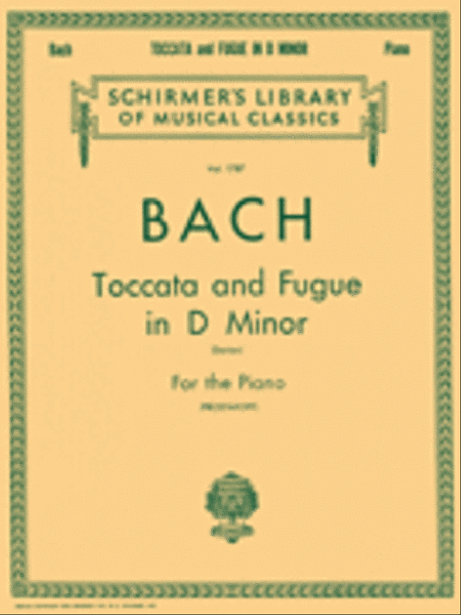 Toccata and Fugue in D Minor (“Dorian”) BWV538 Piano Solo scores gallery preview page 1