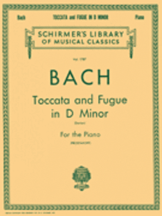 Book cover for Toccata and Fugue in D Minor ("Dorian") BWV538