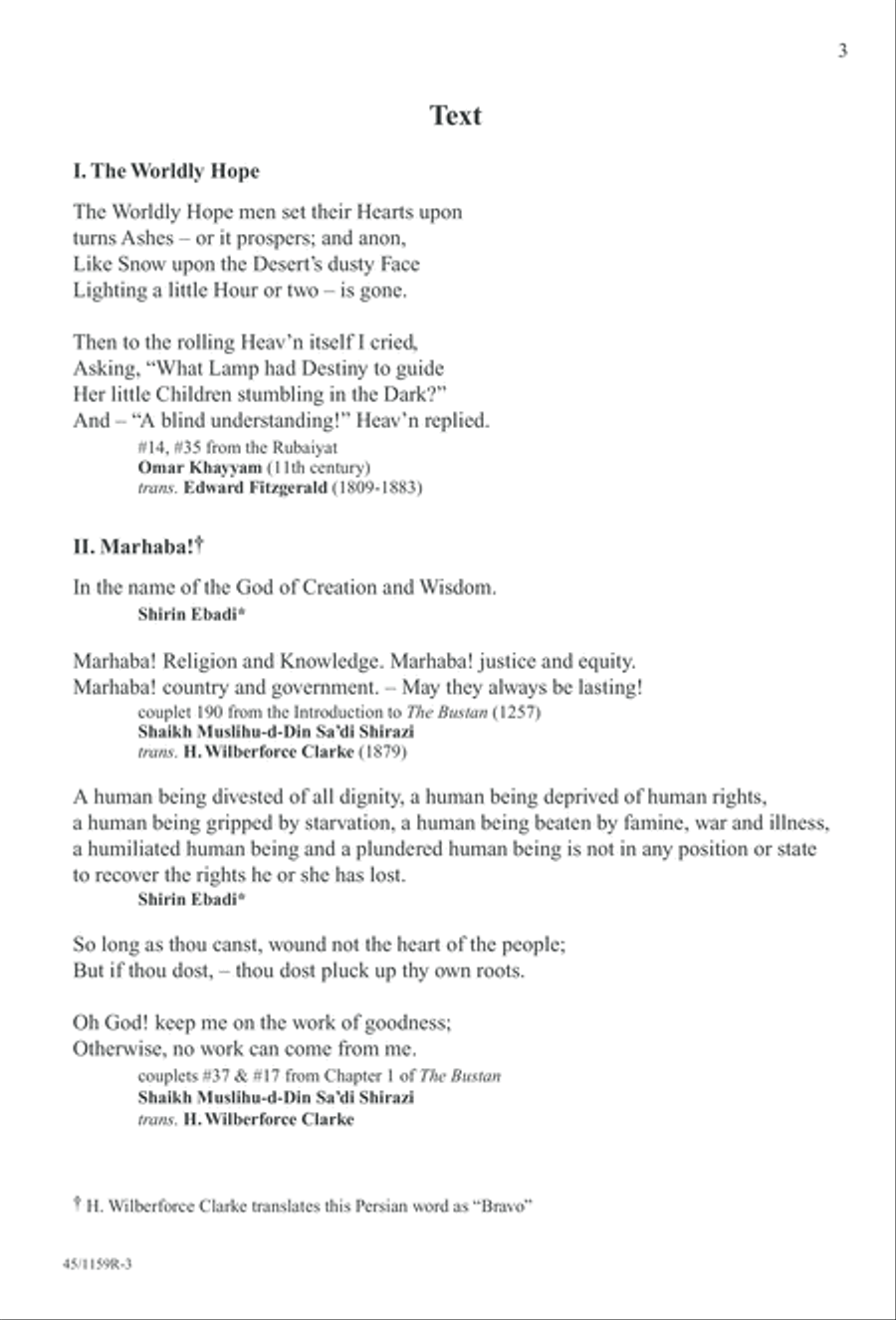 The Day of Hope - Choral/Full Score SSAA scores gallery preview page 3