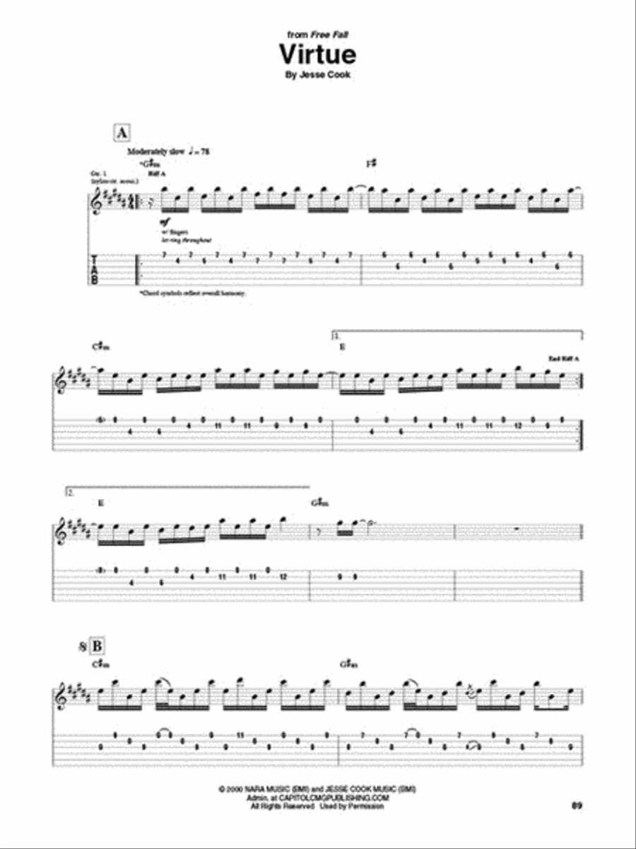 Jesse Cook – Works Vol. 1 Electric Guitar scores gallery preview page 5