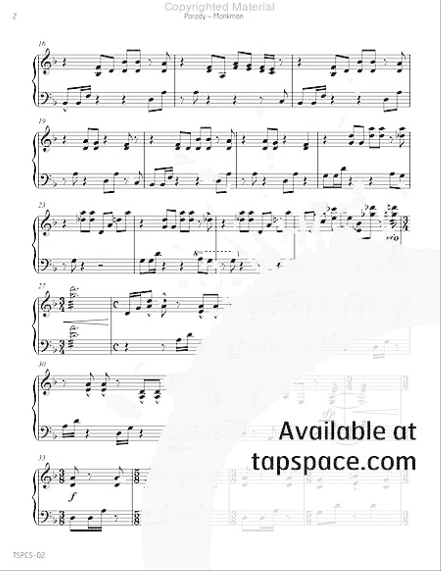 Parody Parody Marimba scores gallery preview page 5