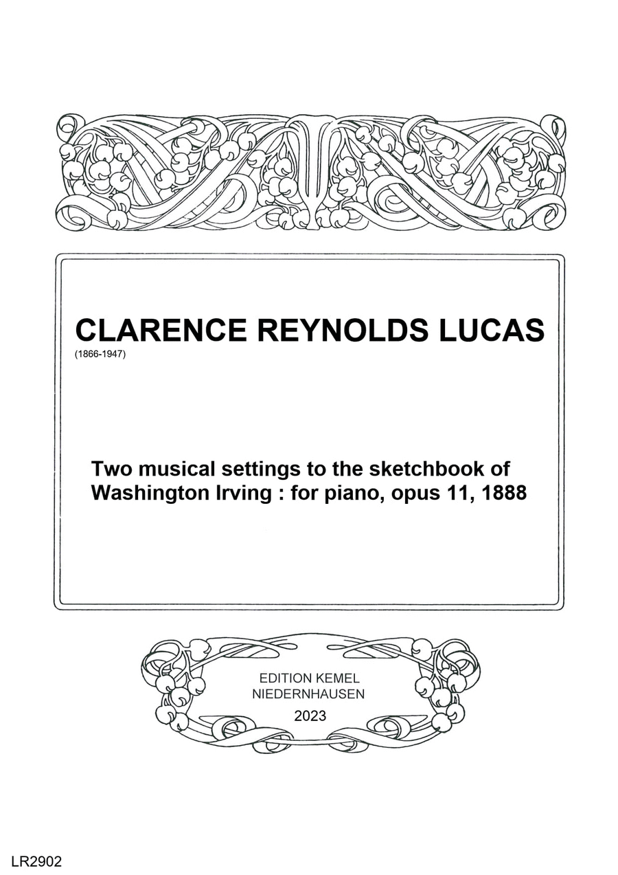 Two musical settings to the sketchbook of Washington Irving