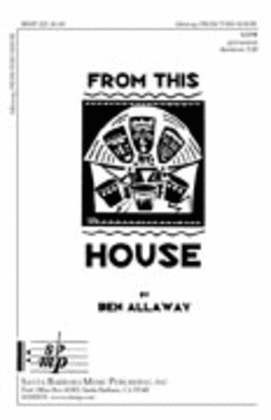 Book cover for From this House - Percussion part