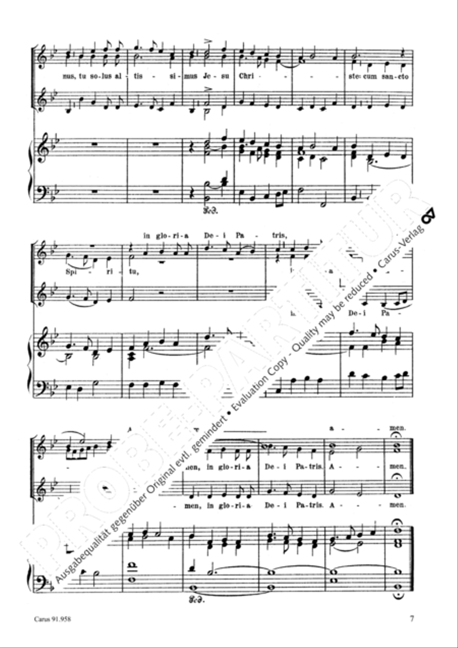 St. Benedictus-Messe SSA scores gallery preview page 8