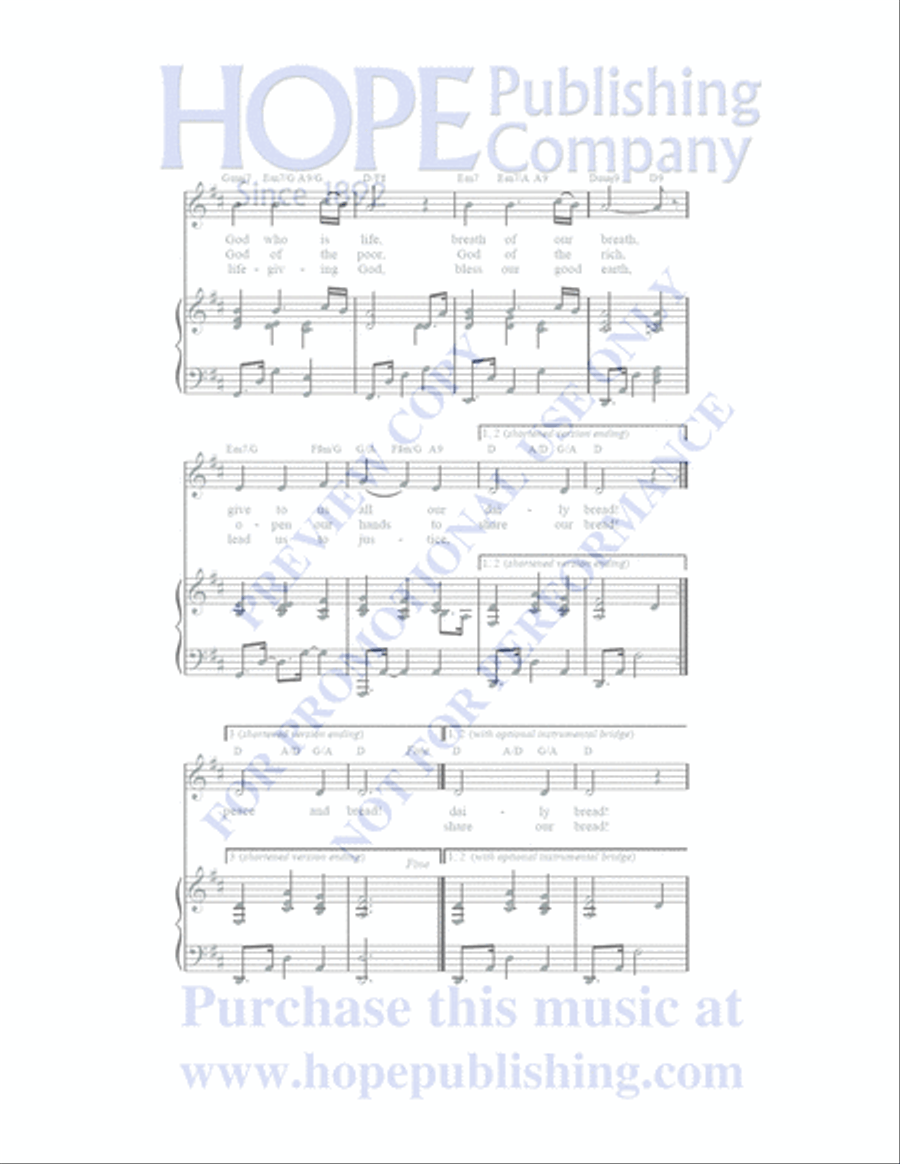 A Place at the Table Choir scores gallery preview page 52