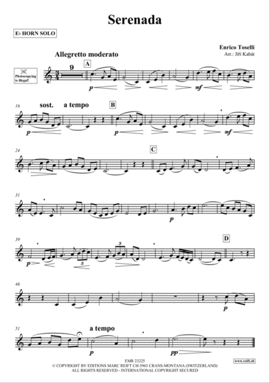 Serenada Serenada Horn scores gallery preview page 2