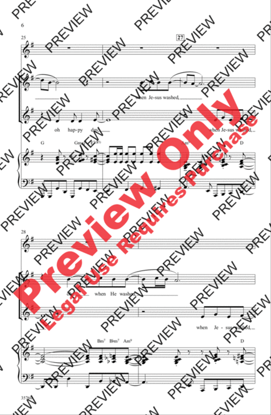 Oh Happy Day 2-Part scores gallery preview page 25