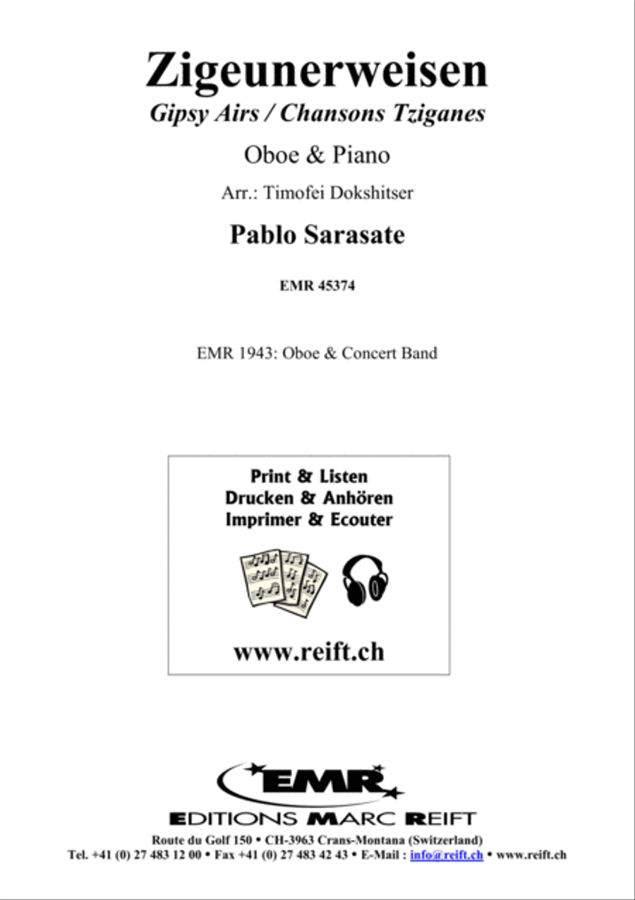 Zigeunerweisen Piano Accompaniment scores gallery preview page 2