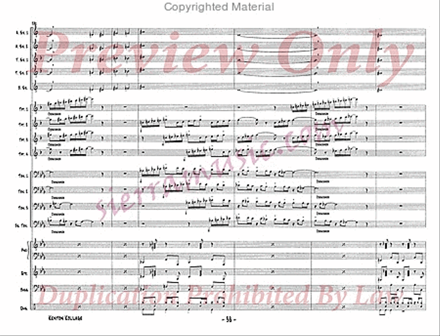Kenton Kollage Kenton Kollage Big Band scores gallery preview page 39