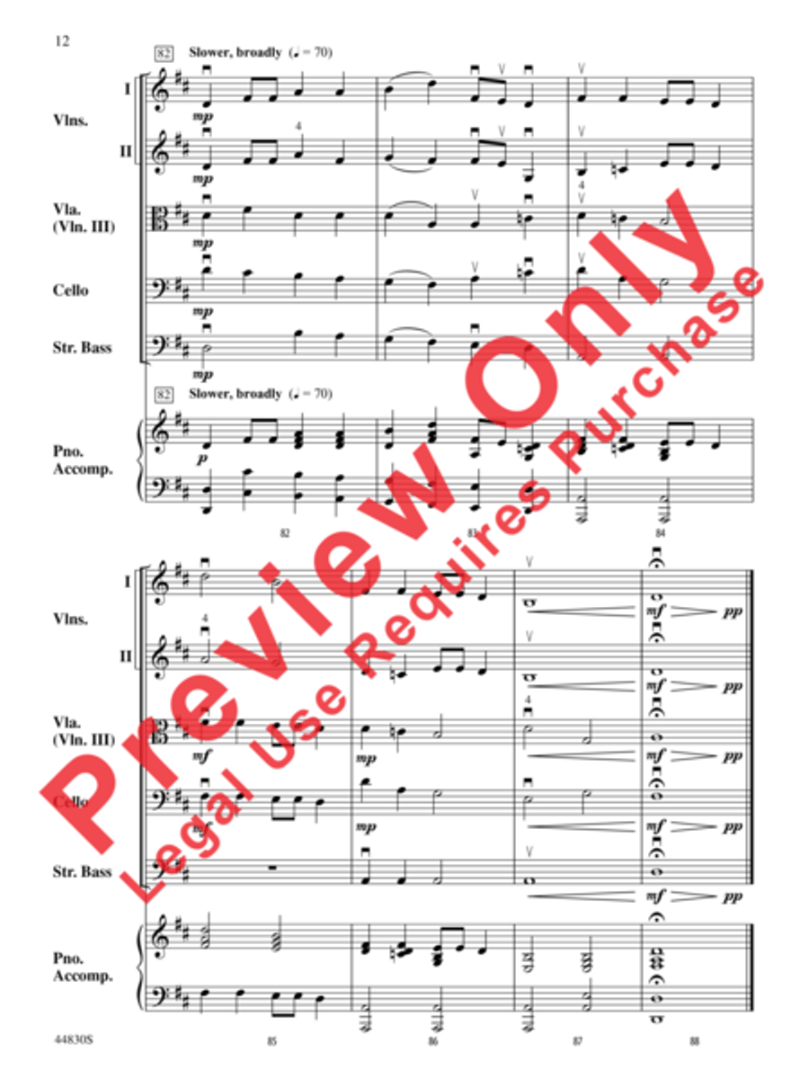 Smoky Mountain Christmas Smoky Mountain Christmas String Orchestra scores gallery preview page 13