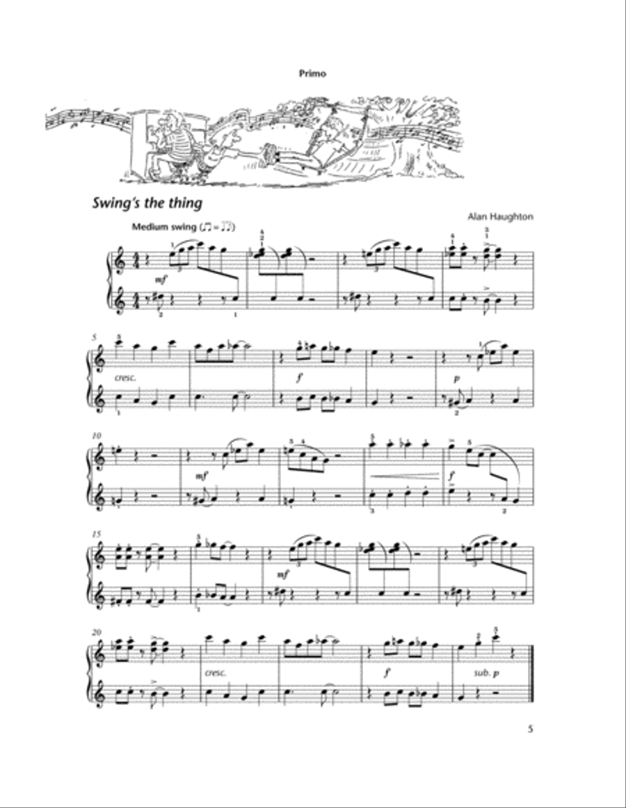 Piano Time Jazz Duets Book 2 by Pauline Hall Piano Method