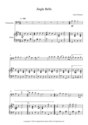Jingle Bells, James Pierpont (Cello + Piano)