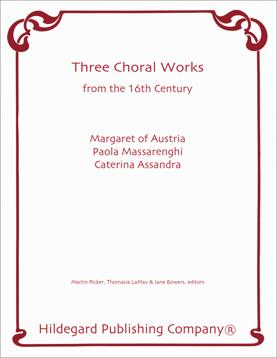 3 Choral Works From the 16th Century Part scores gallery preview page 1