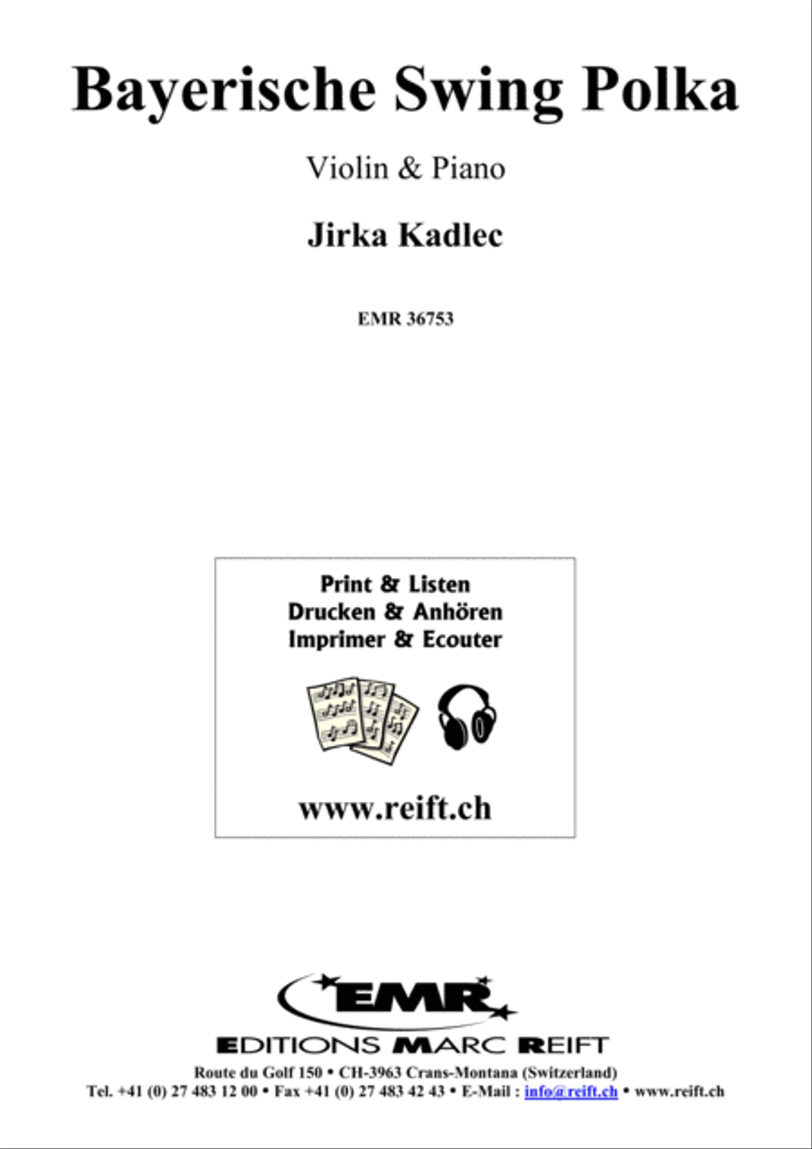 Bayerische Swing Polka Violin Solo scores gallery preview page 1