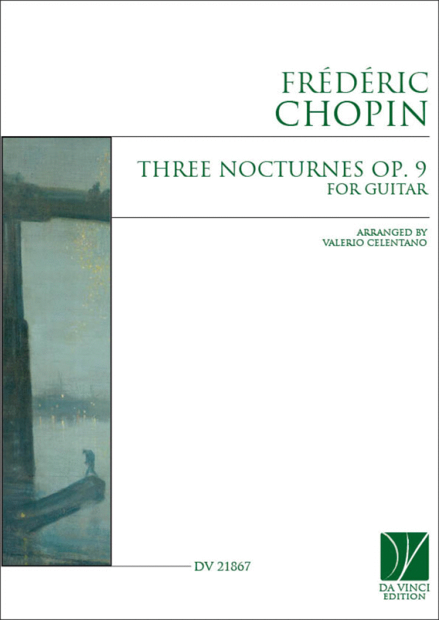 Three Nocturnes op. 9. for Guitar Acoustic Guitar scores gallery preview page 1