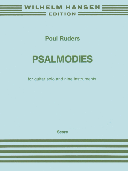 Poul Ruders: Psalmodies (Full Score)