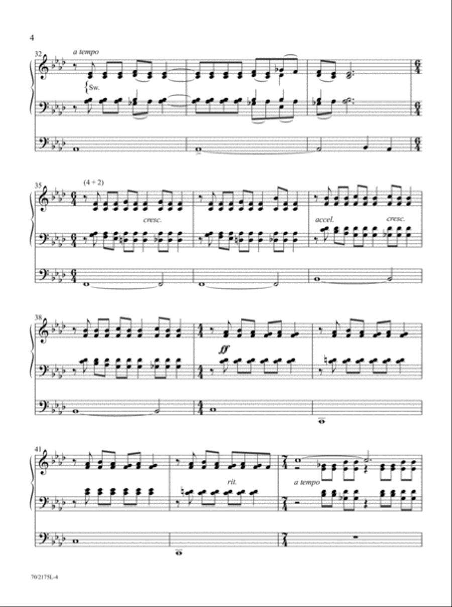 The Sacred Organ Library, Vol. 5 Organ Solo scores gallery preview page 5