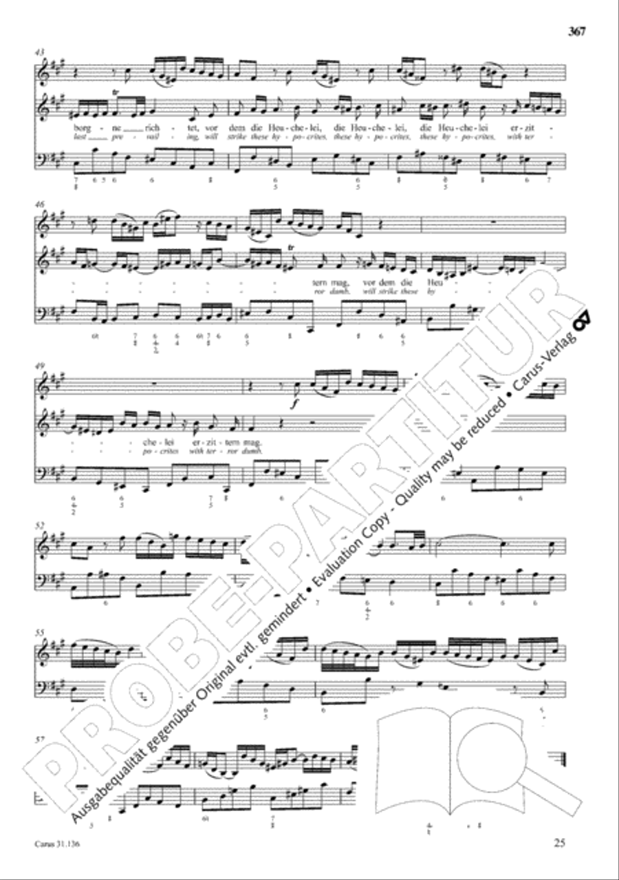 The Complete Sacred Vocal Works (Das geistliche Vokalwerk) Voice scores gallery preview page 368