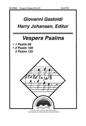 Book cover for Gastoldi Vespers - Psalm 69/109