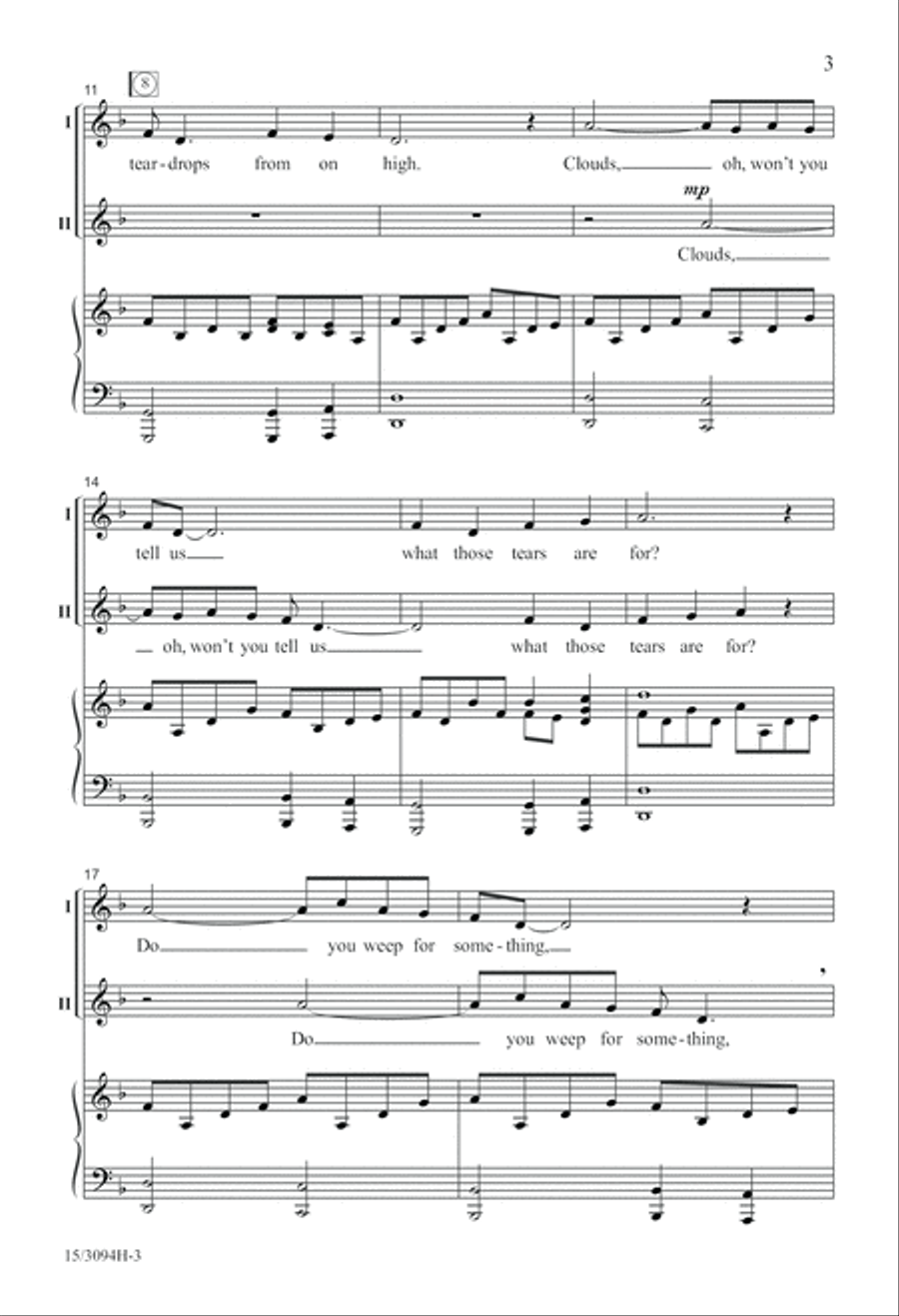 The Clouds 2-Part scores gallery preview page 3