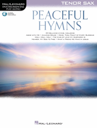 Book cover for Peaceful Hymns for Tenor Sax