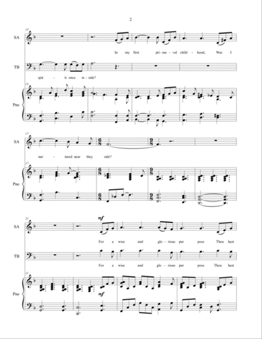 O My Father - SATB Choir 4-Part scores gallery preview page 3