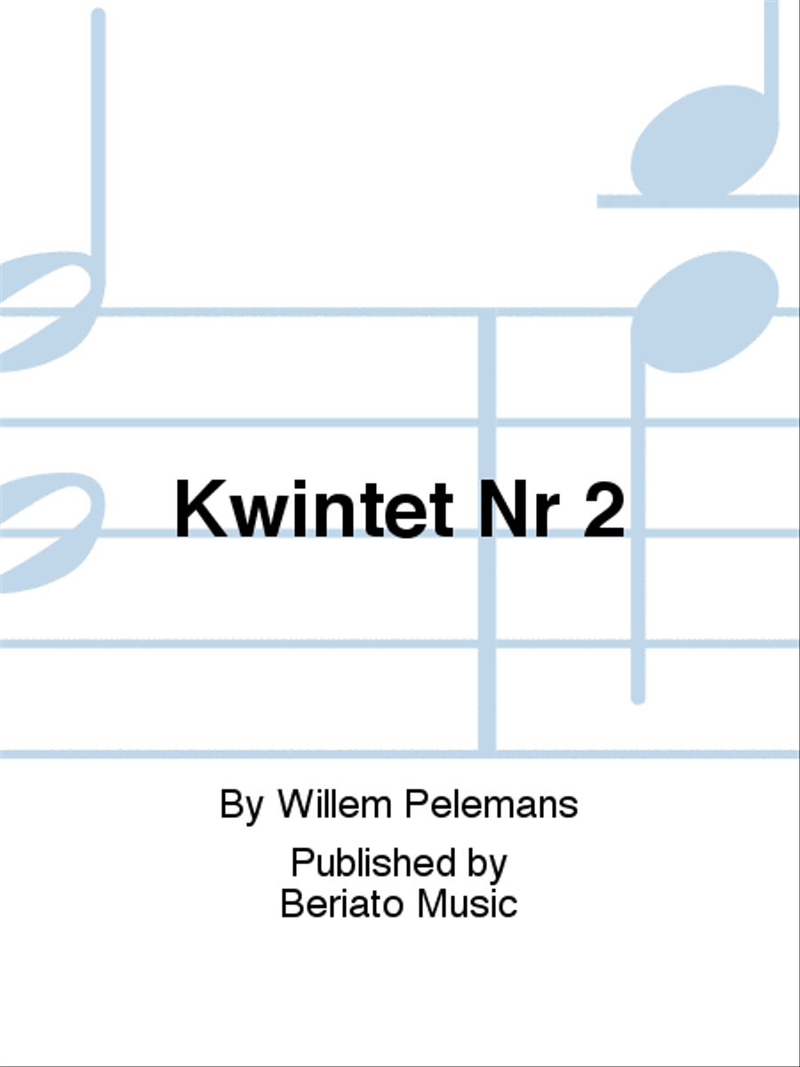 Kwintet Nr 2 Kwintet Nr 2 Set of Parts scores gallery preview page 1