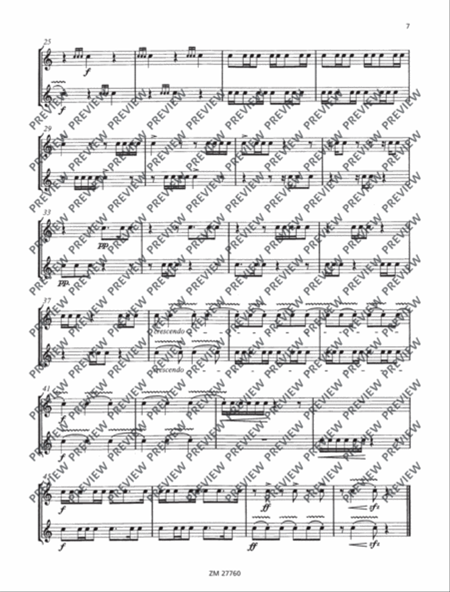 Fifteen Études Fifteen Études Snare Drum scores gallery preview page 8