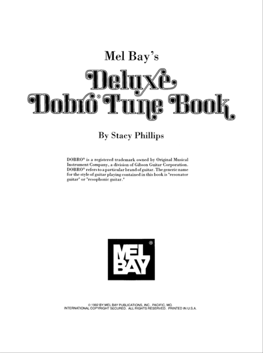 Deluxe Dobro Tune Book Deluxe Dobro Tune Book Dobro scores gallery preview page 2