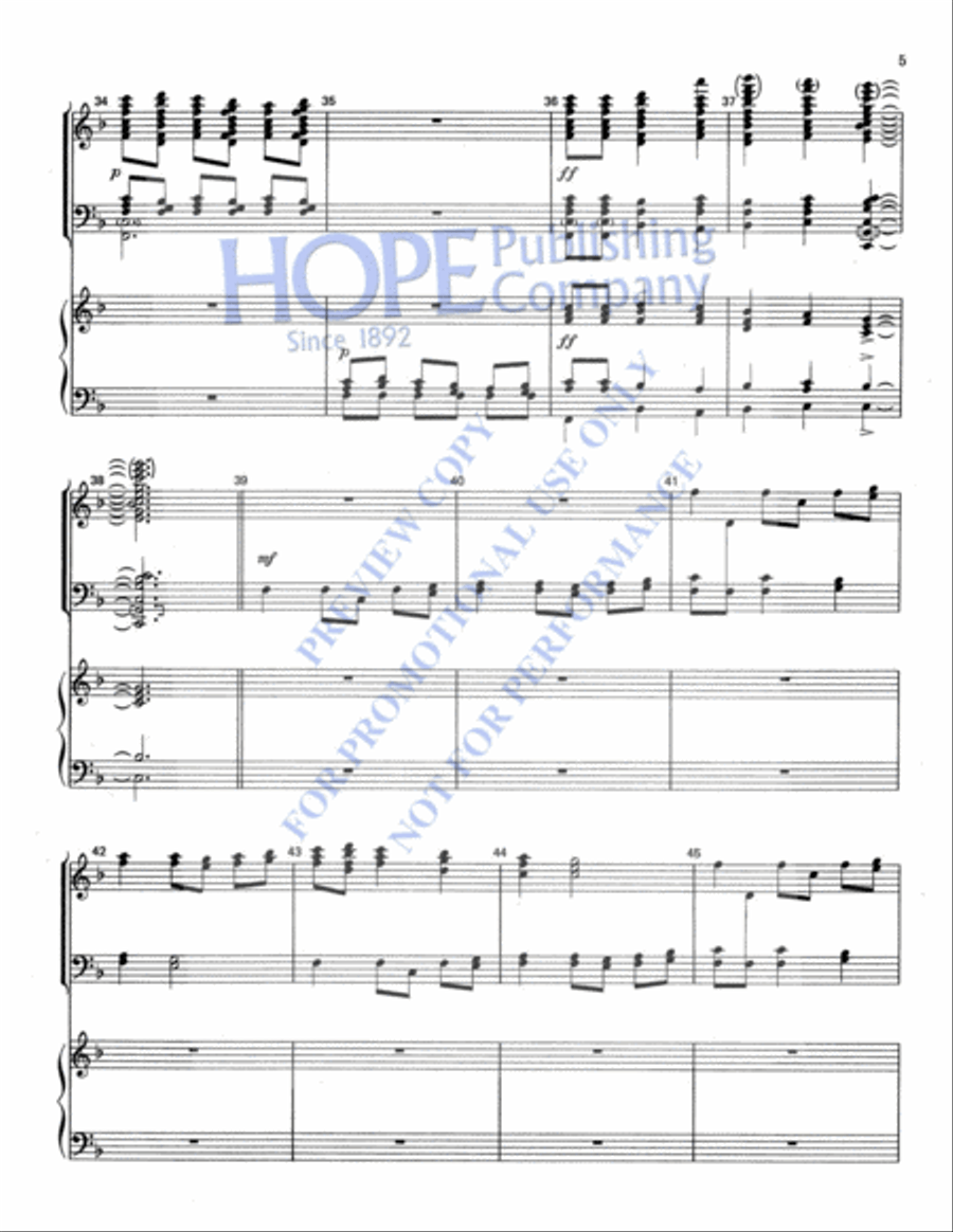 Hymns of Christmas Organ scores gallery preview page 6