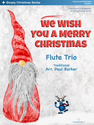 Book cover for We Wish You A Merry Christmas (Flute Trio)