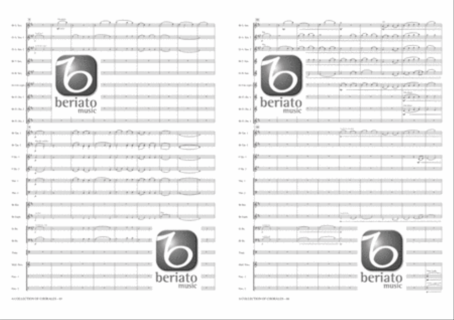 A Collection of Chorales Choir scores gallery preview page 23