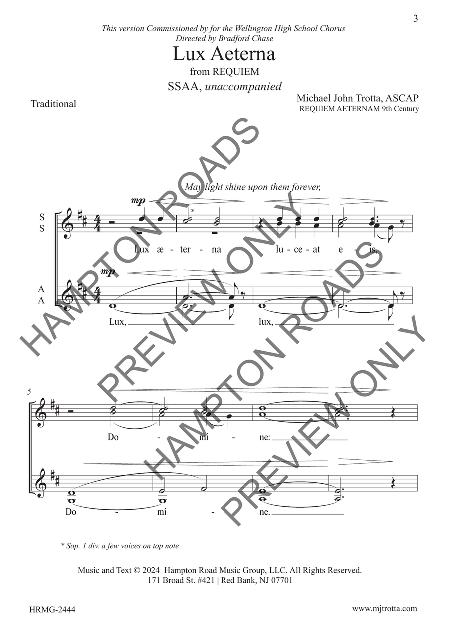 Lux Aeterna (SSAA) Lux Aeterna (SSAA) SSAA scores gallery preview page 4