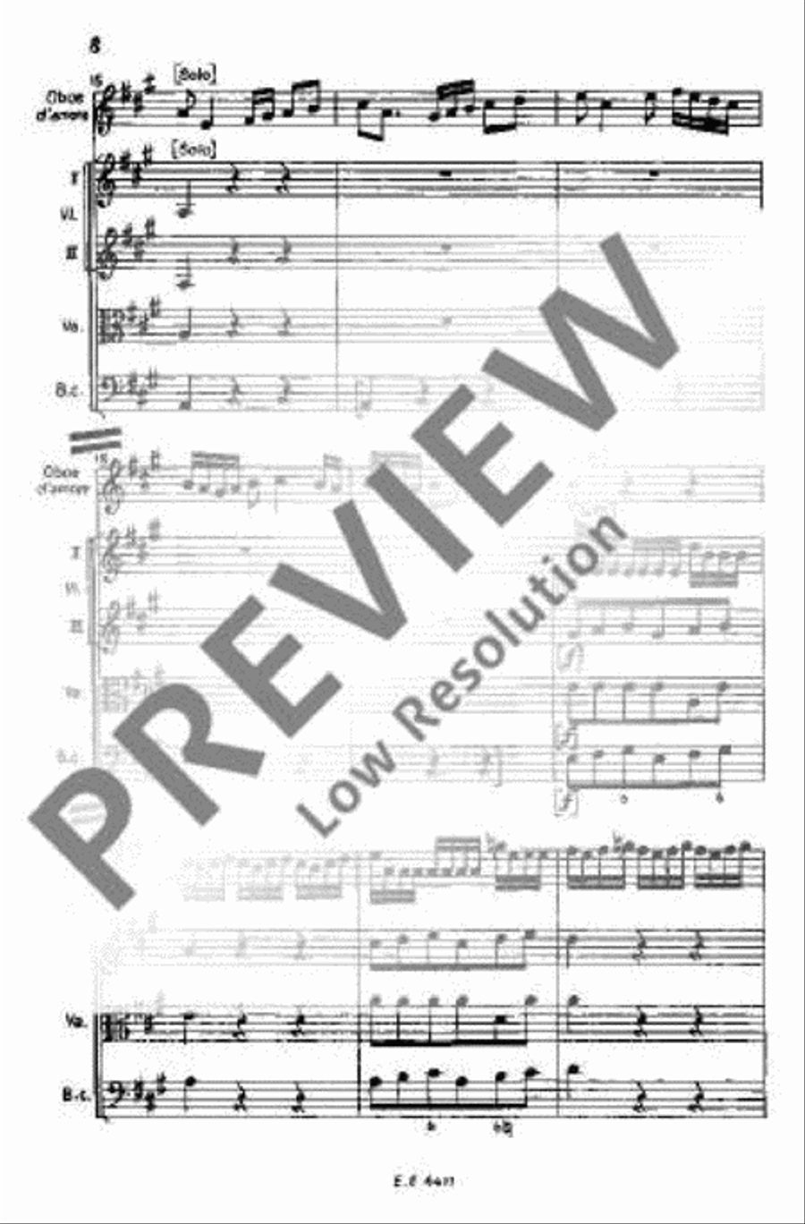 Concerto A major Piano and Keyboard scores gallery preview page 13