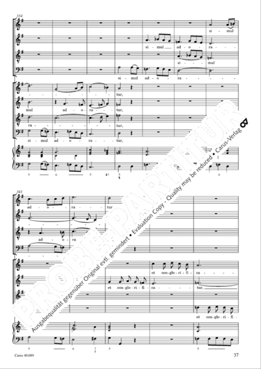 Credo a 8 voci 4-Part scores gallery preview page 38