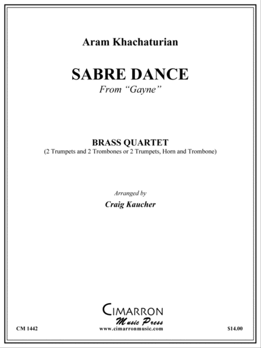 Sabre Dance Horn scores gallery preview page 1