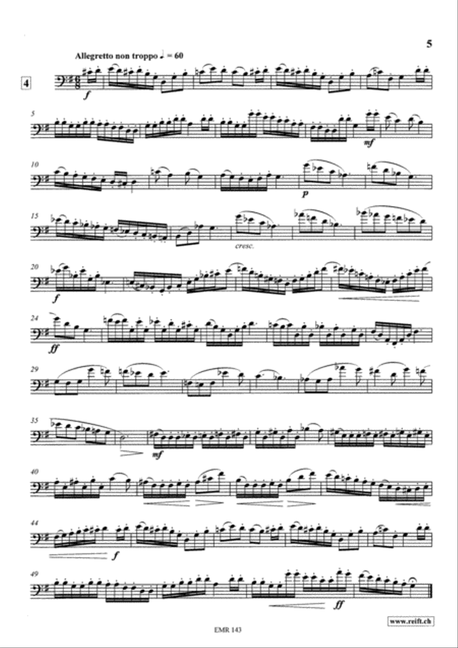 Technical & Melodic Studies Vol. 6 Trombone scores gallery preview page 5