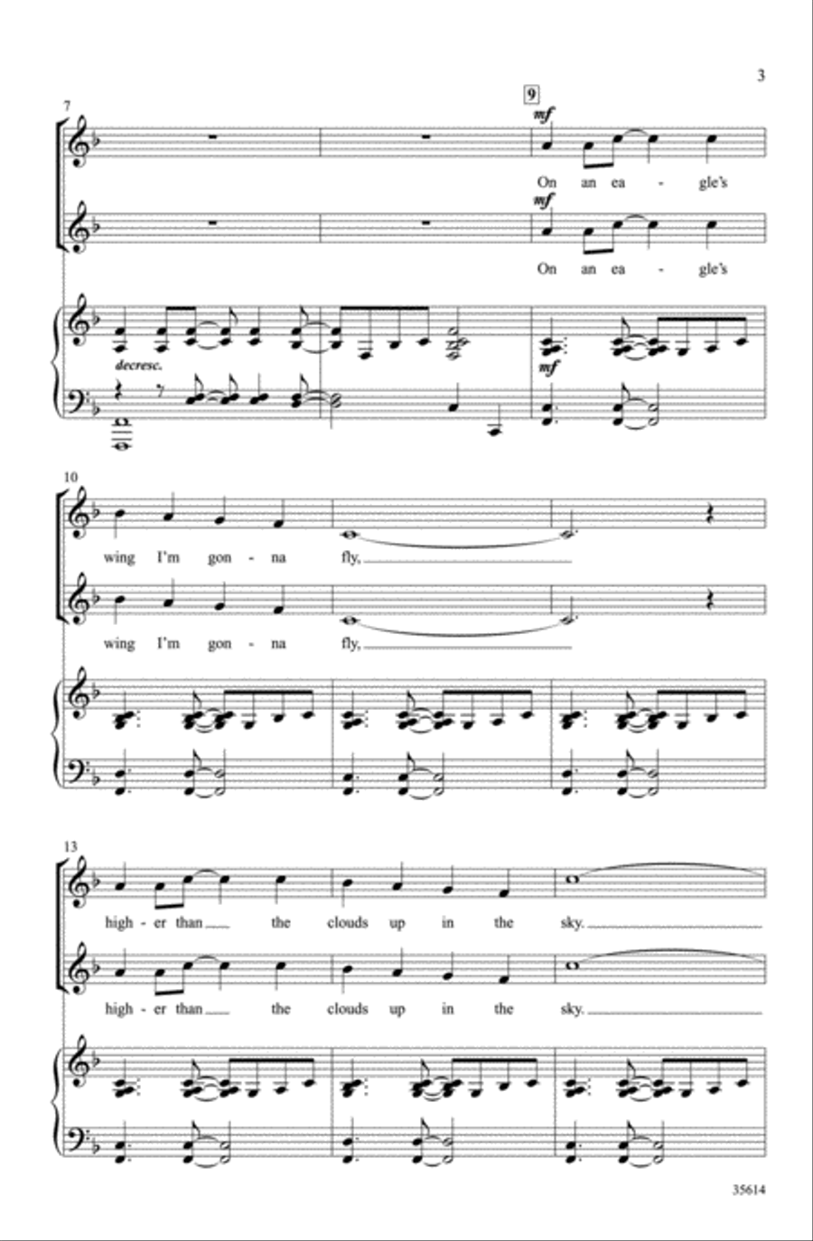 On an Eagle's Wing 2-Part scores gallery preview page 3