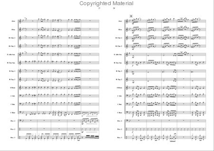 Olympic Dream Concert Band scores gallery preview page 14