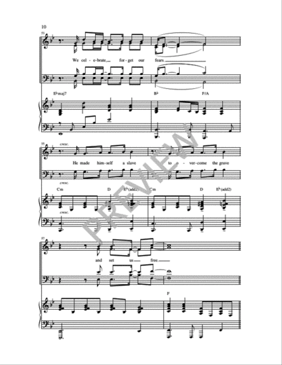 Paschal Mystery 4-Part scores gallery preview page 14