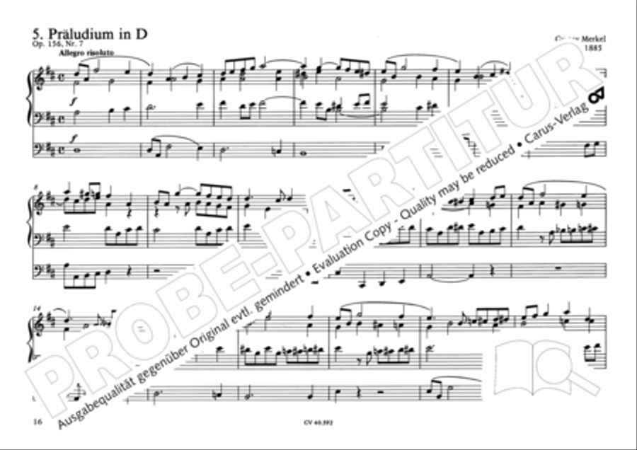 Free Organ Music from the Romantic Period, Vol. II (Freie Orgelmusik der Romantik, Band II) Organ scores gallery preview page 17