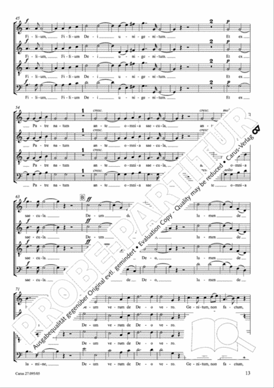 Messe solennelle de sainte Cecile Messe solennelle de sainte Cecile STB scores gallery preview page 14