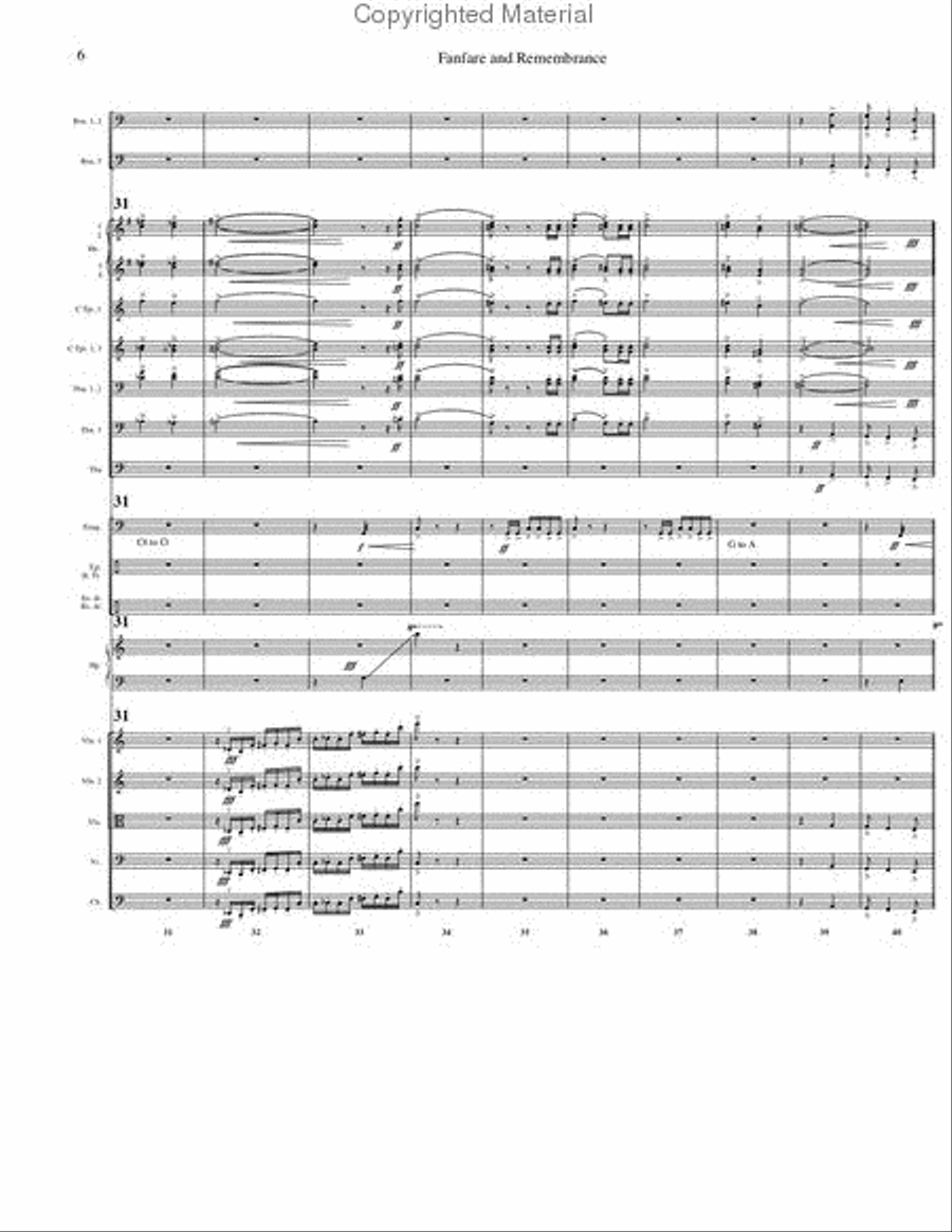Fanfare and Remembrance Orchestra scores gallery preview page 10