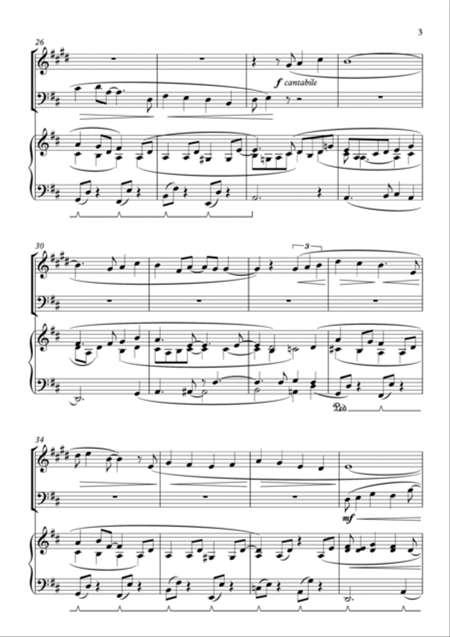 A Whole New World (from 'Aladdin') Woodwind Duet scores gallery preview page 3