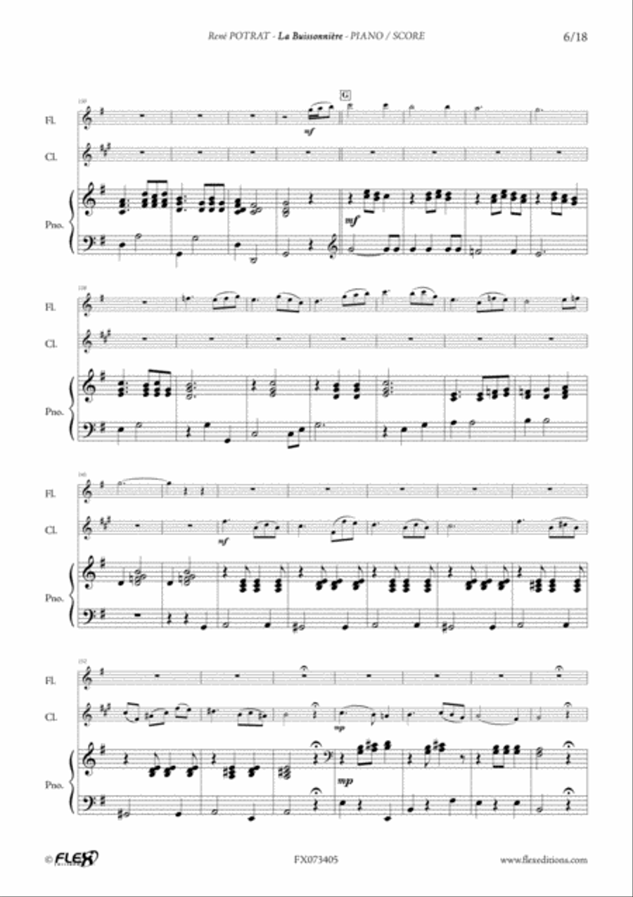 La Buissonniere Clarinet scores gallery preview page 6